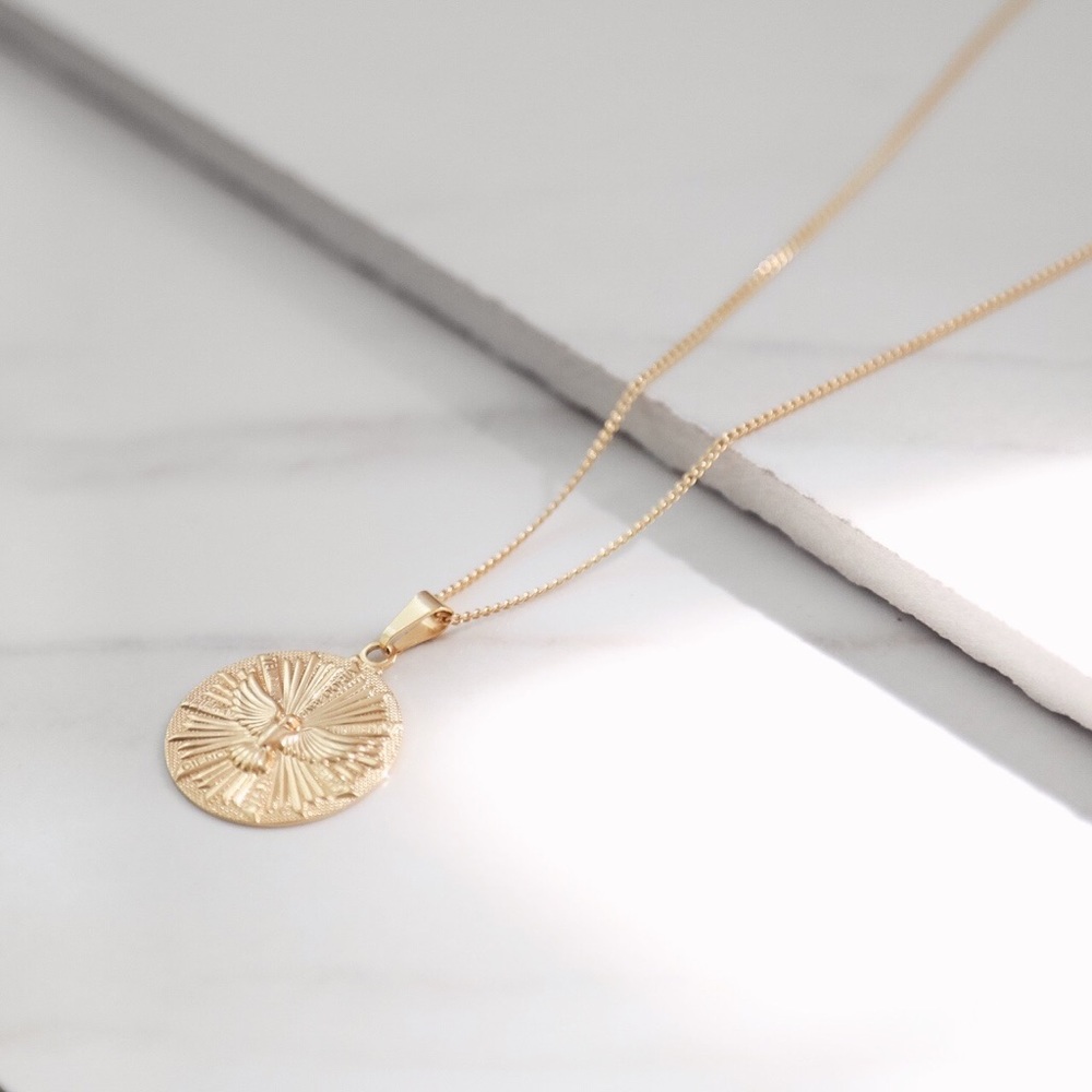 Dove Spirit Necklace | 18k Gold Filled - Picture 3 of 8